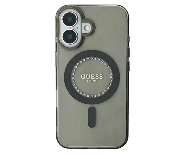 Guess IML Rhinestones do iPhone 16 czarny - 1279110 - zdjęcie 2